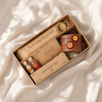 Akkad-Bakkad Plantable Rakhi Gift Box | Eco-Friendly Rakshabandhan Hamper 2026 | Handmade Sustainable Gift Set by Scrapshala