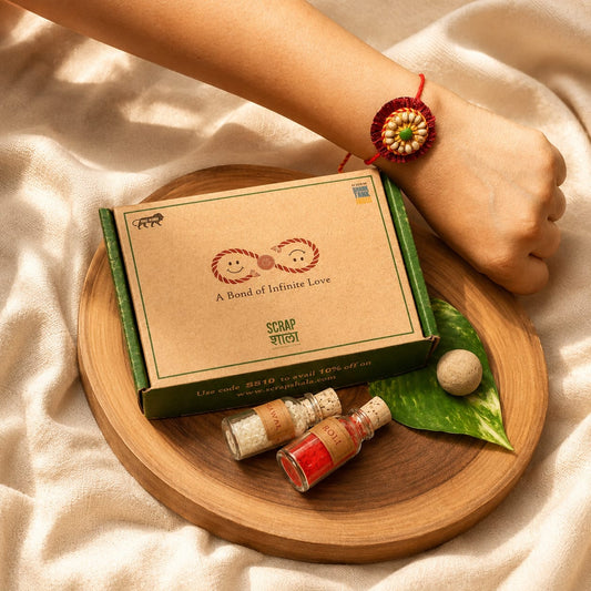 Akkad-Bakkad Sibling Box – Plantable Rakhi Gift Set | Eco-Friendly Rakshabandhan 2026 | Scrapshala
