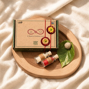 Akkad-Bakkad Sibling Box – Plantable Rakhi Gift Set | Eco-Friendly Rakshabandhan 2026 | Scrapshala