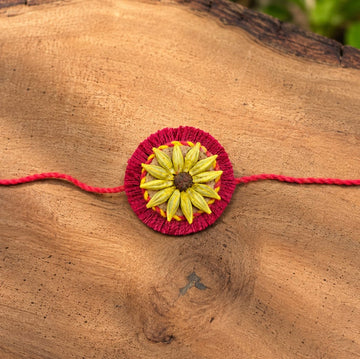 Surajmukhi Plantable Rakhi | Eco-Friendly Handmade Rakhi with Seeds | Sustainable Rakshabandhan 2026 | Scrapshala