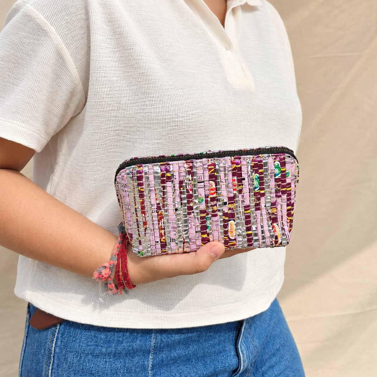 Corporate Gift Hamper | Upcycled MLP Handloom Laptop Sleeve, Diary & Pouch