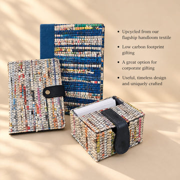 Upcycled Handloom Corporate Diwali Gift Hamper | Sustainable Year End Gifting