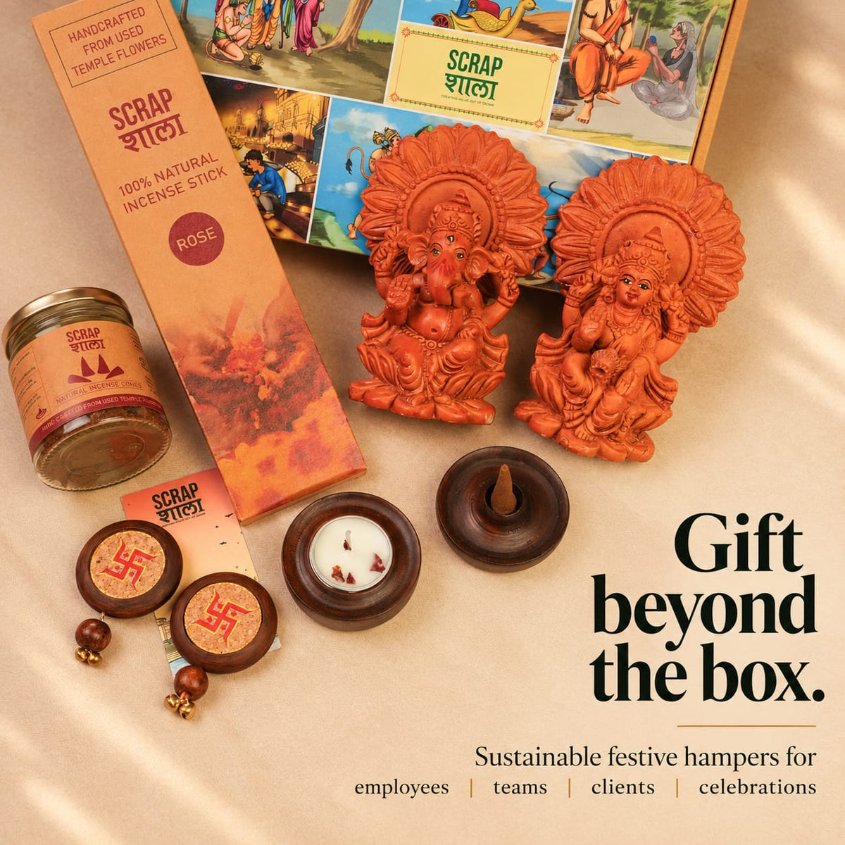Vandana Diwali Gift Hamper | Complete Pooja Set Under ₹2000