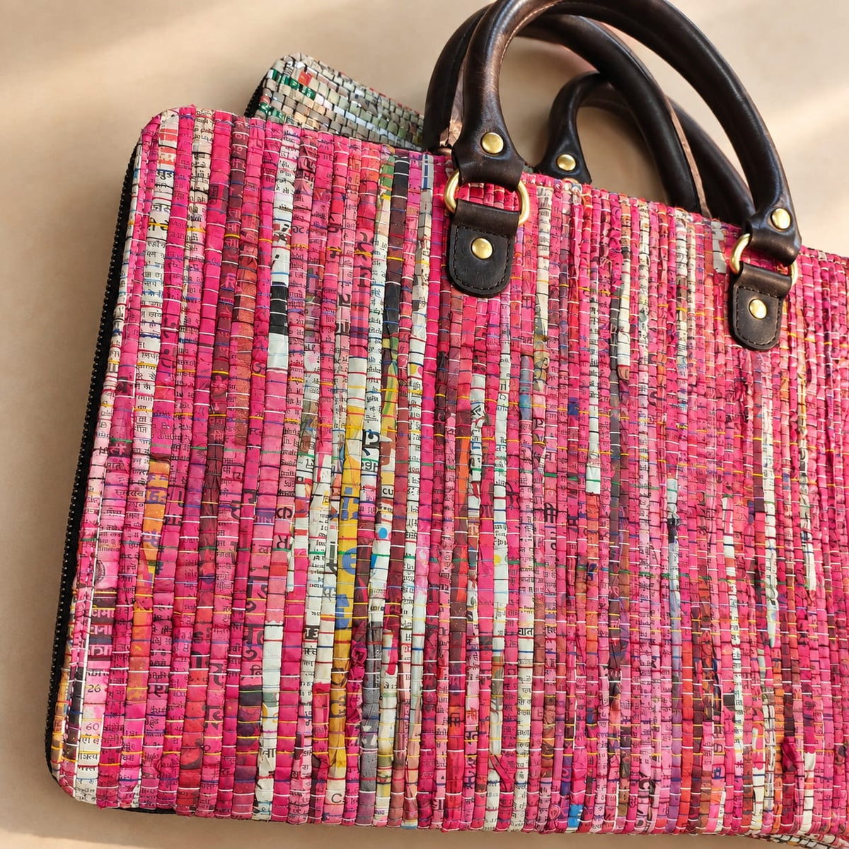 Minimalist Charcha Laptop Bag | Premium Upcycled Sustainable Corporate Gift Under ₹2000