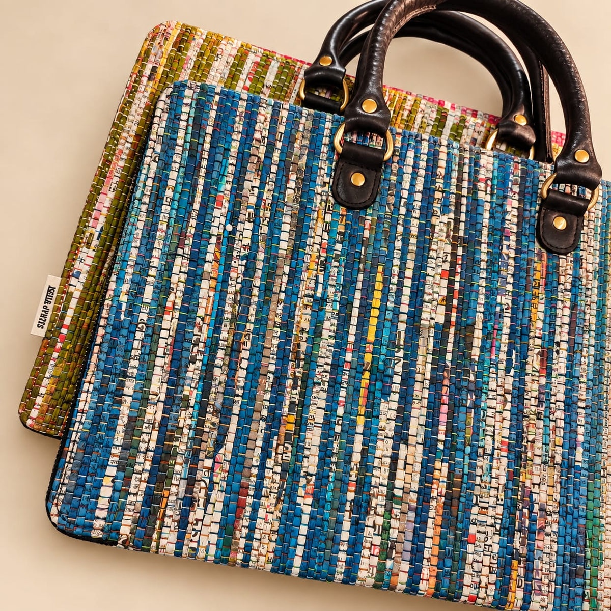 Minimalist Charcha Laptop Bag | Premium Upcycled Sustainable Corporate Gift Under ₹2000