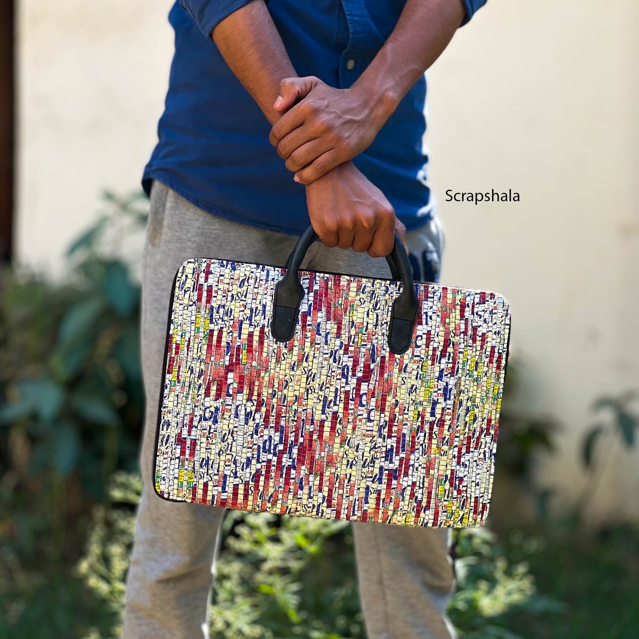 Upcycled Laptop Bags | Handcrafted & Eco-Friendly by Scrapshala – scrap ...