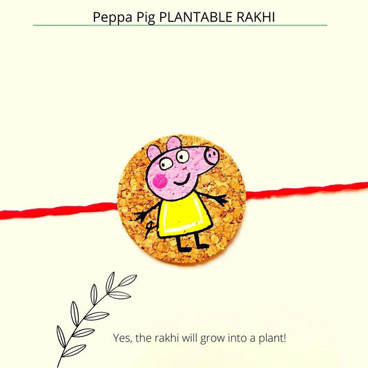 Peppa Pig Plantable Seed Rakhi