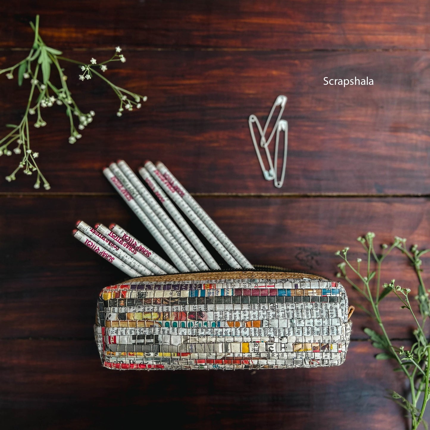 Stationary Gift Set | Gifting | Upcycled Paper | Handloom Textile | Scrapshala