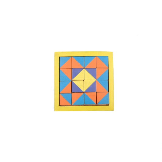 Geometric Puzzle | Wooden Game | Brain tease | Chemical-free | Plastic-free | Scrapshala
