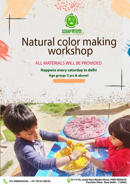 Organic colour making DIY workshop