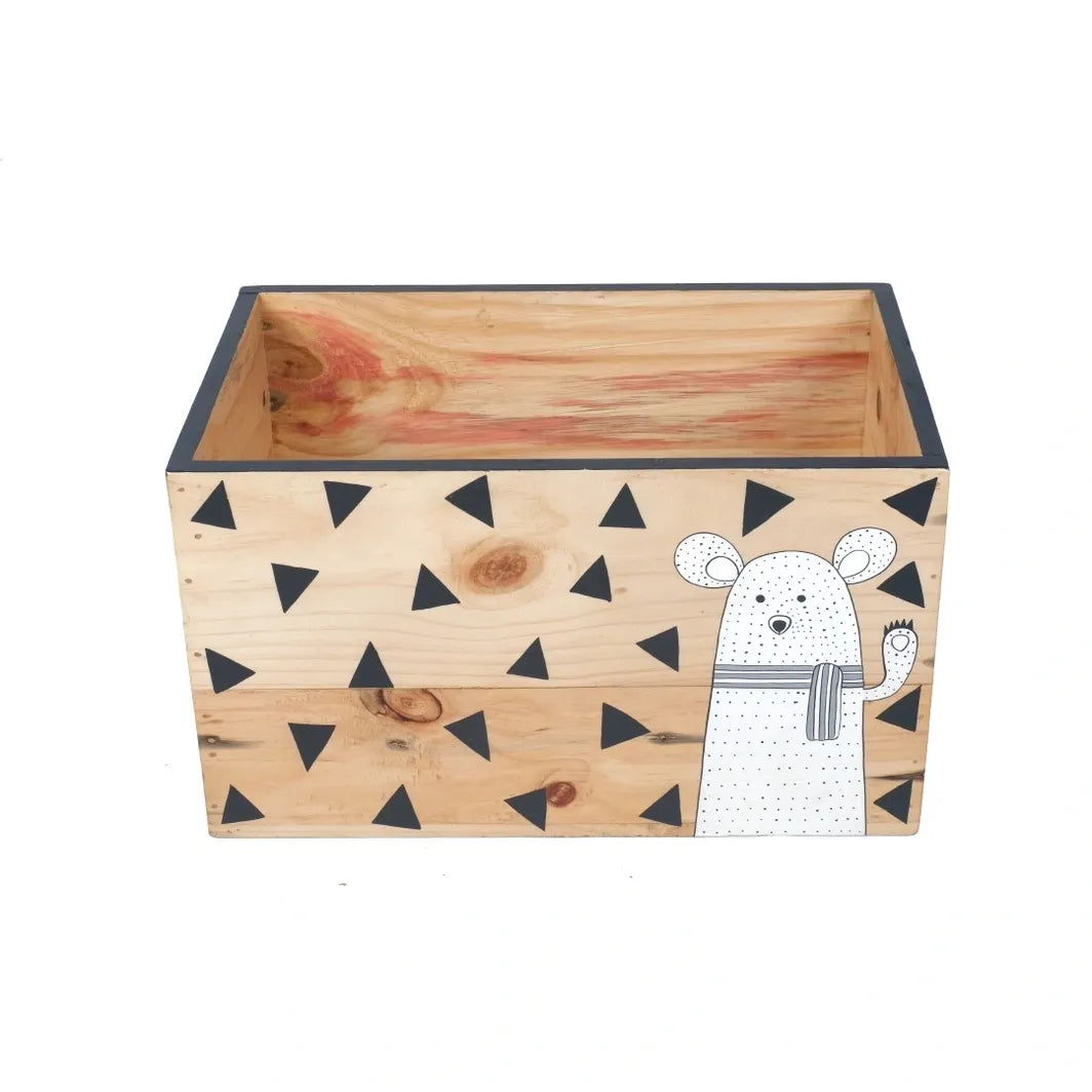 Smart storage box set of 3 | Space Saver | Reclaimed Natural Wood | Scrapshala